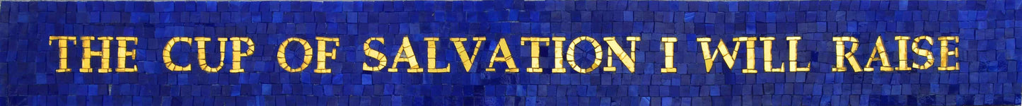 Glass Mosaic Mural - Cup Of Salvation