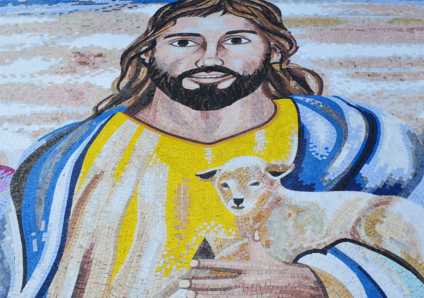 Mosaic Art - Jesus the great shepherd