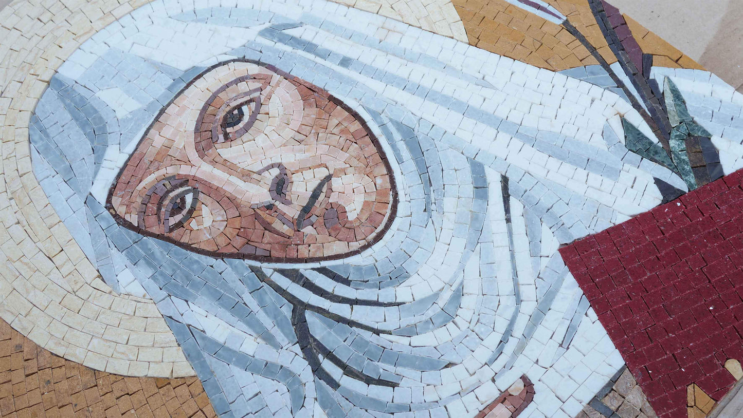 Saint Angela - Mosaic Portrait