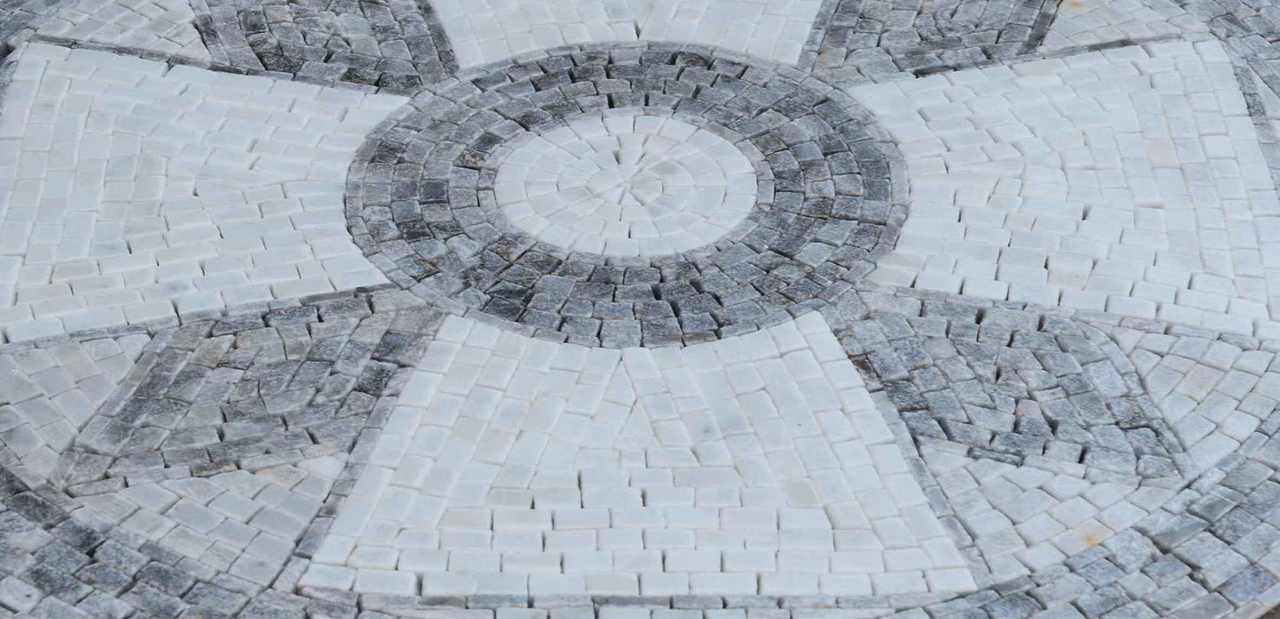 Mosaic Medallion - Christian Cross