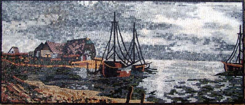 Natural Scene Stone Mosaic