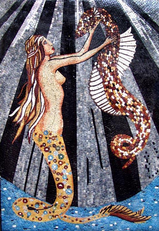 Mermaid Mosaic Art