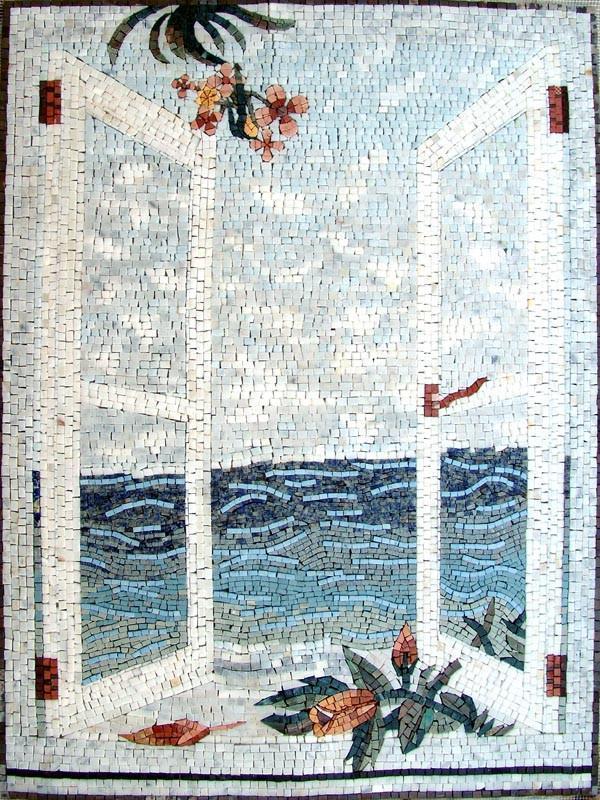 Opened Window Mosaic Art