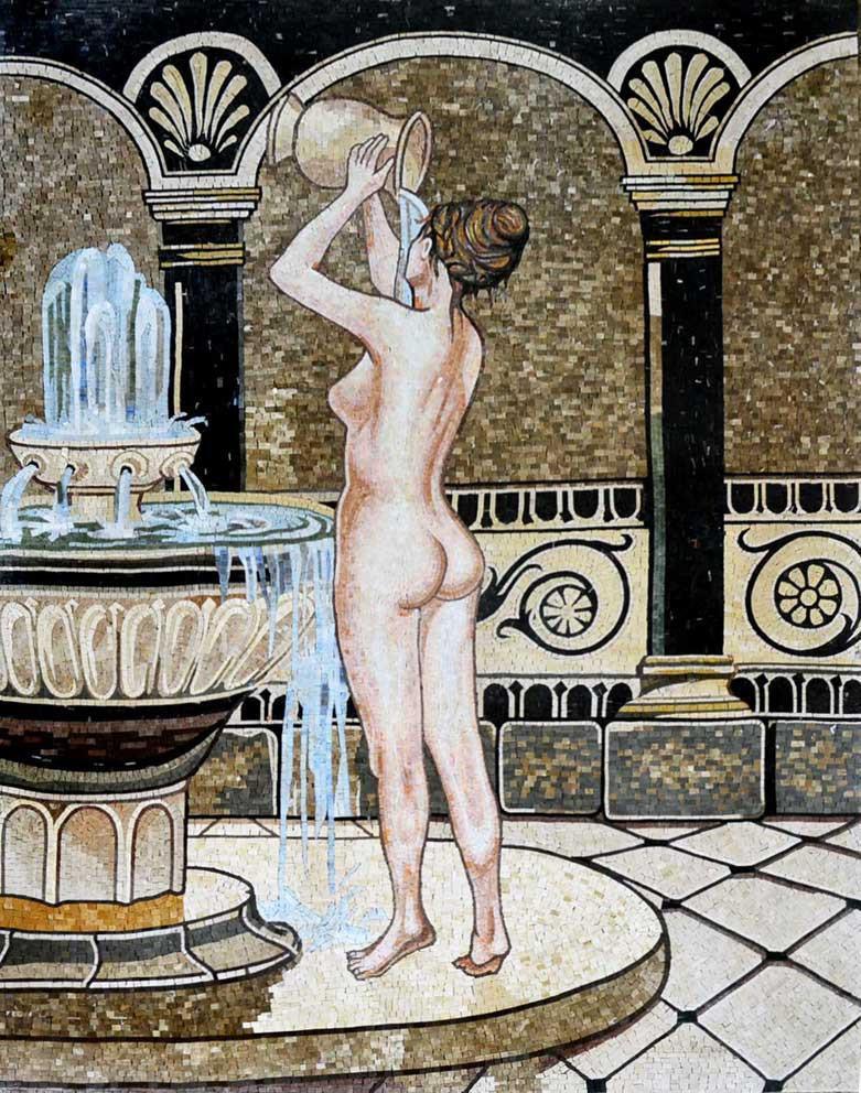 John Reinhard Bath" - Mosaic Reproduction "