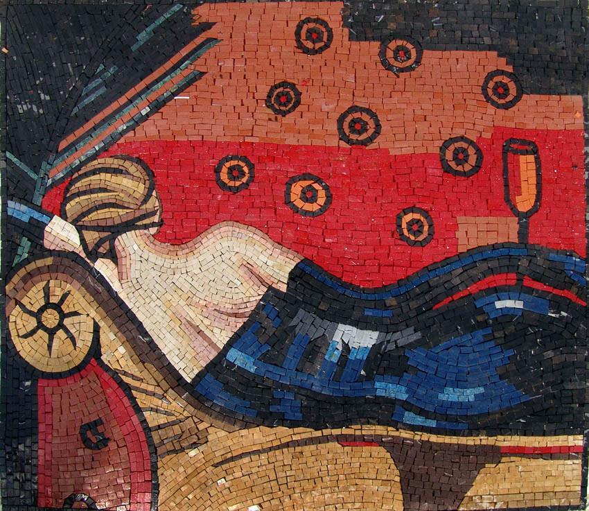 Laying Lady Mosaic Designs