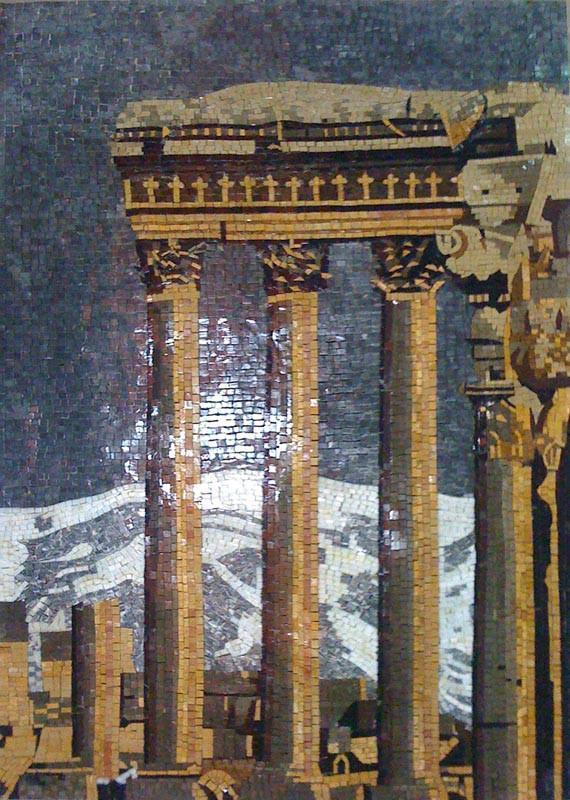 BAALBEK Mosaic Scene