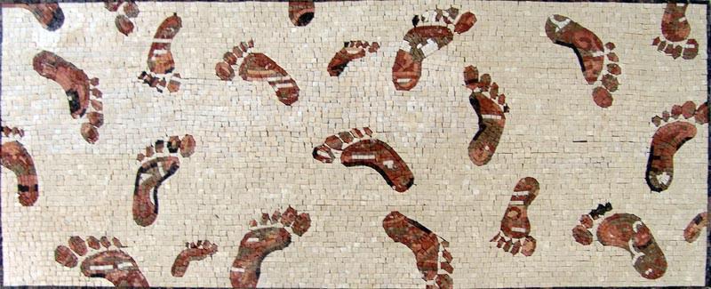 Footprint Mosaic Rug