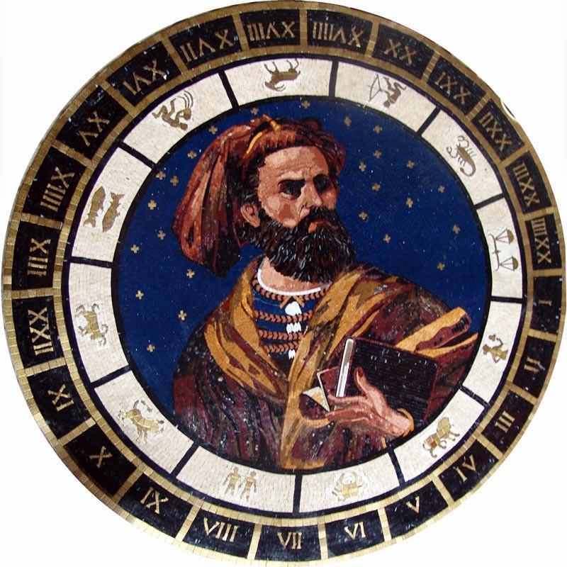 Mosaic Art - The Portrait of Marco Polo