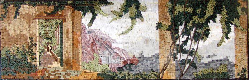 Mosaic Design Italian View Landscape- Marina