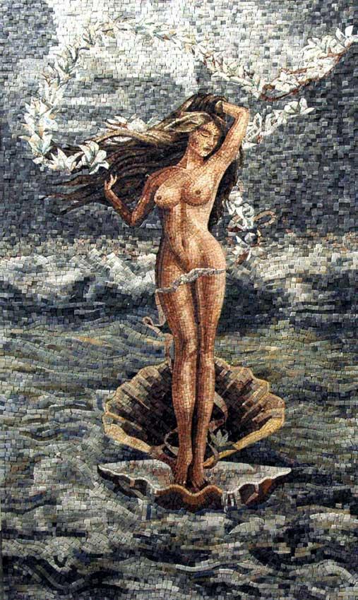 William Adolph Bouguereau Birth " - Mosaic Art Reproduction "