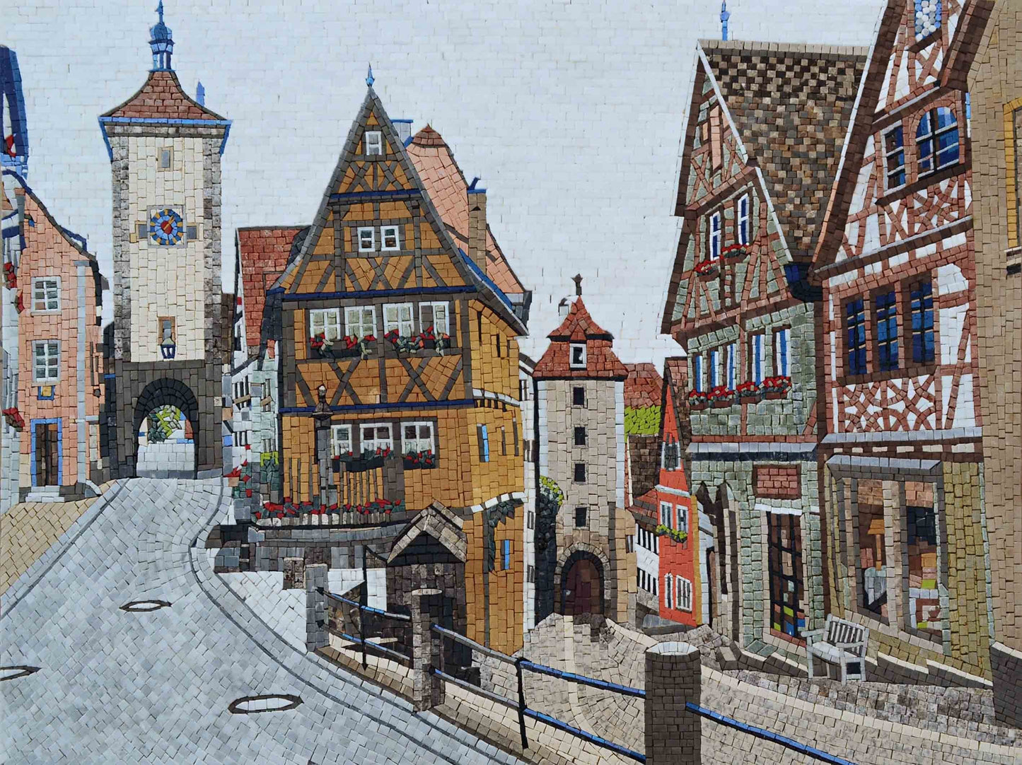 Mosaic Patterns - Rothenburg ob der Tauber Germany