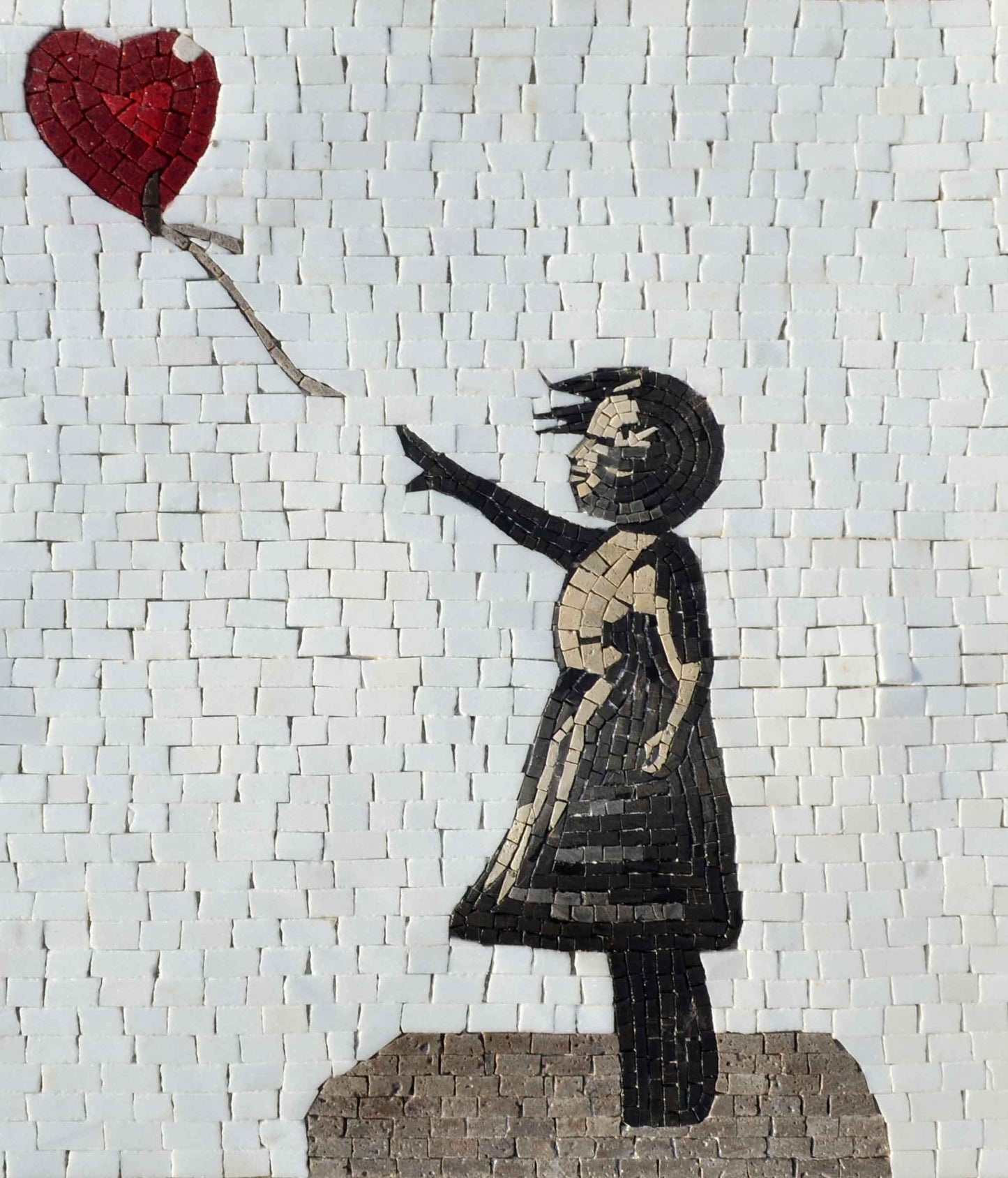 Banksy Mosaic Reproduction - Girl with a Balloon