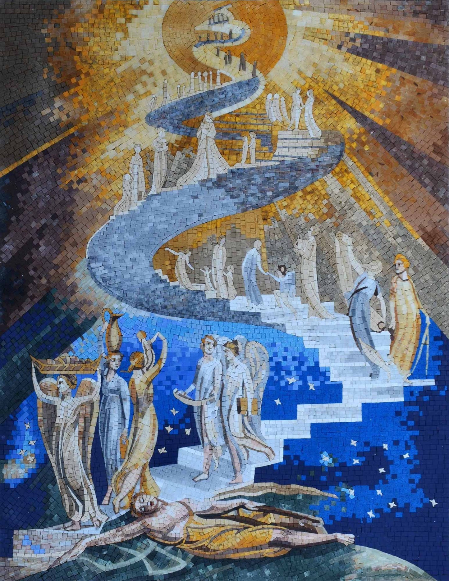Mosaic Reproduction - Jacob's Ladder