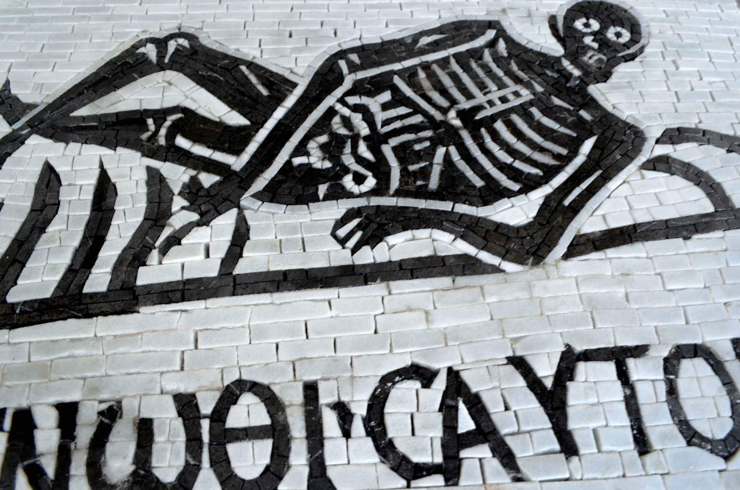 Mosaic wall art - Gothic Skull