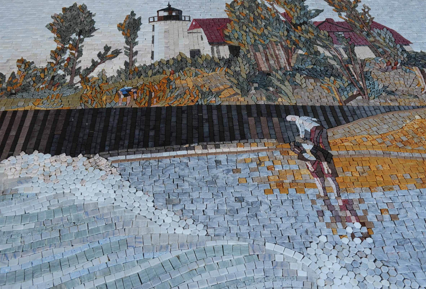 Mosaic Reproduction - The Lighthouse Wanderers
