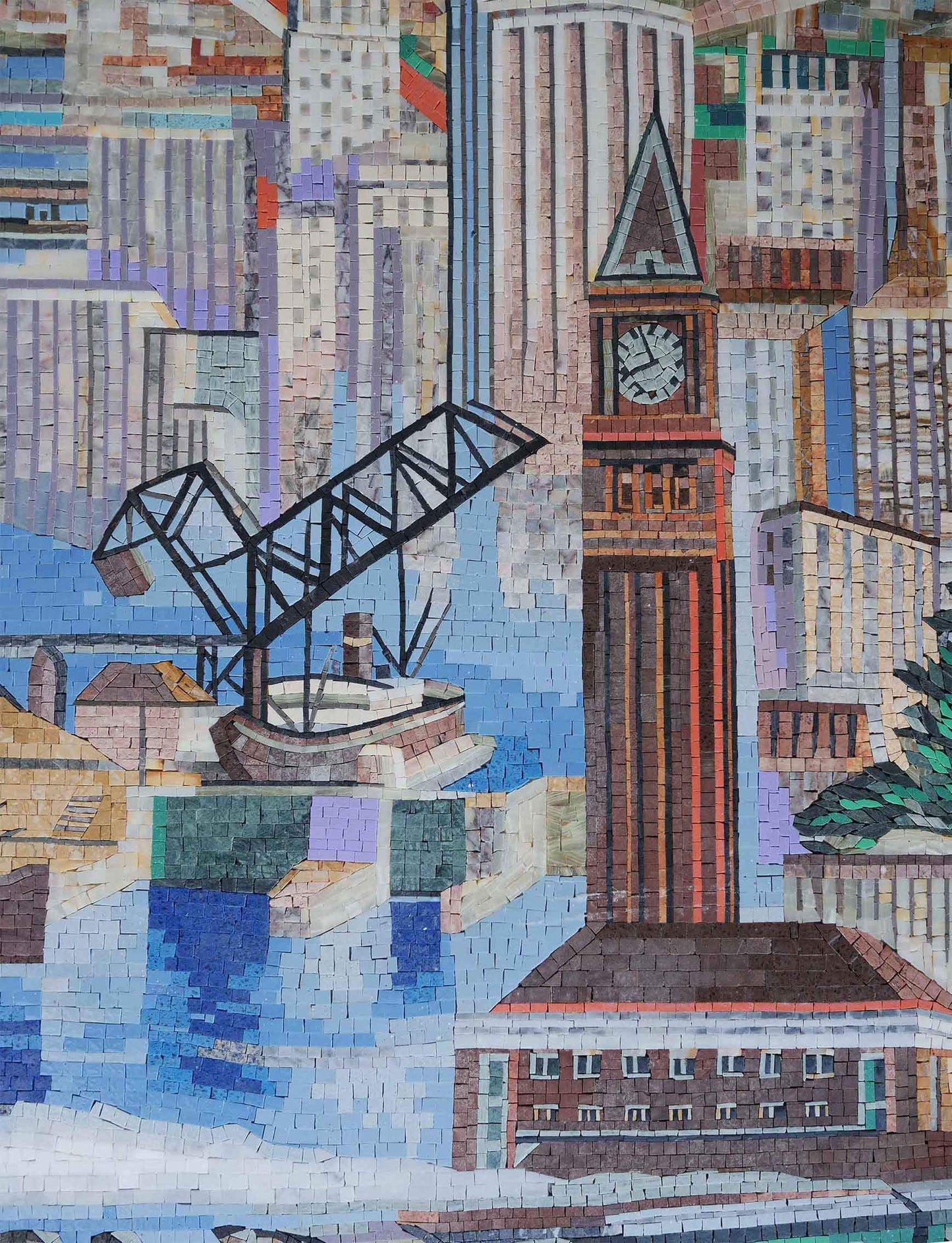 Marble Mosaic Design - Urban Noise