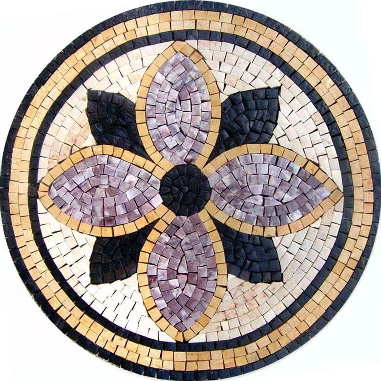 Mosaic Medallion - Purple Con