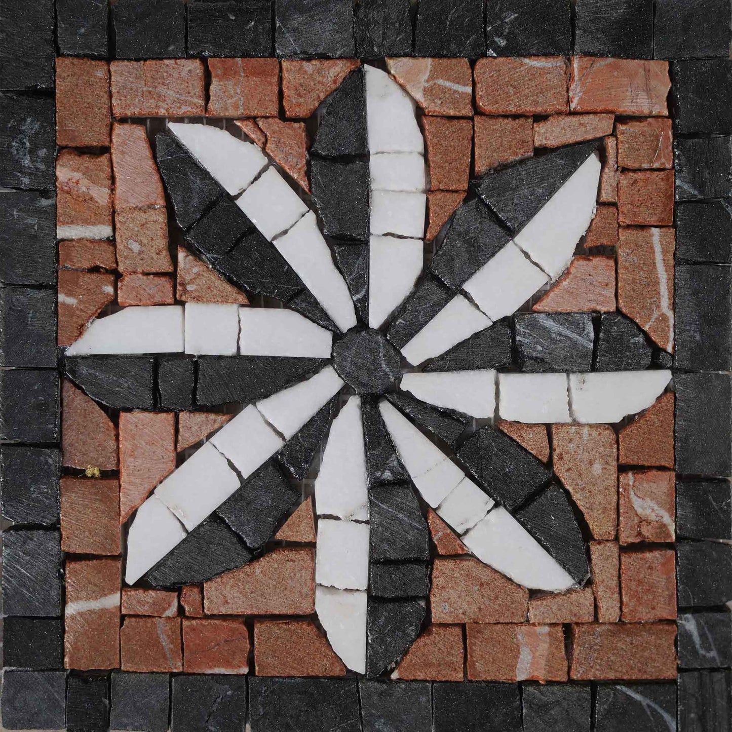Mosaic Flower Design - Mime