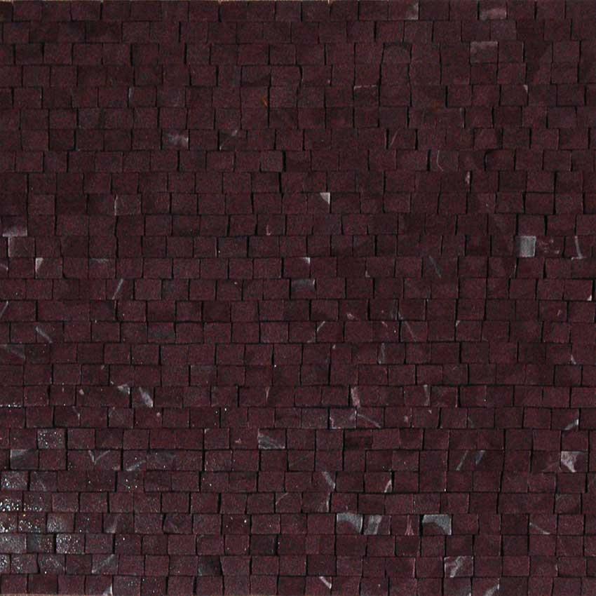 Mosaic Marble Sheet-Rose Cherry