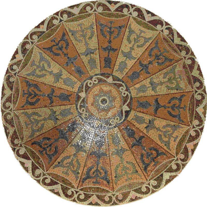 Tulip Mosaic Wall Insert - Sanibel