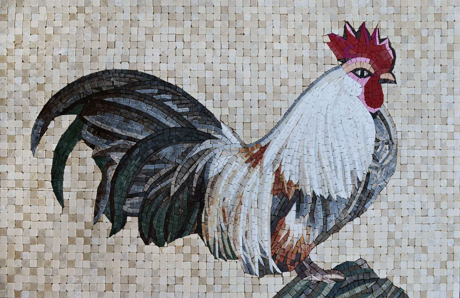 Rooster Mosaics