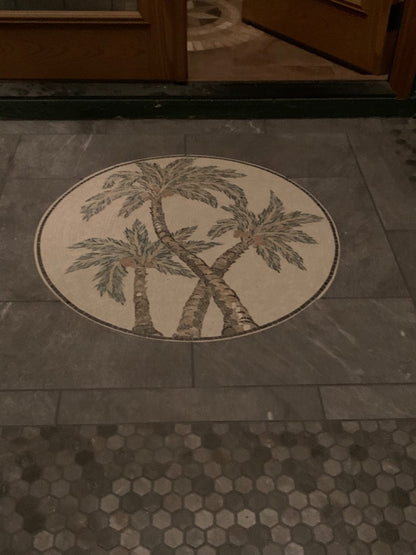 Tree Mosaic - Triple Palm