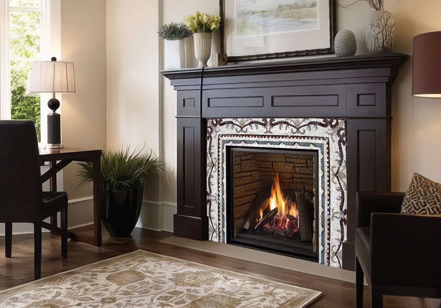 Rhode - Mosaic Fireplace