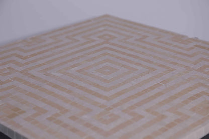 Square Maze Mosaic Table