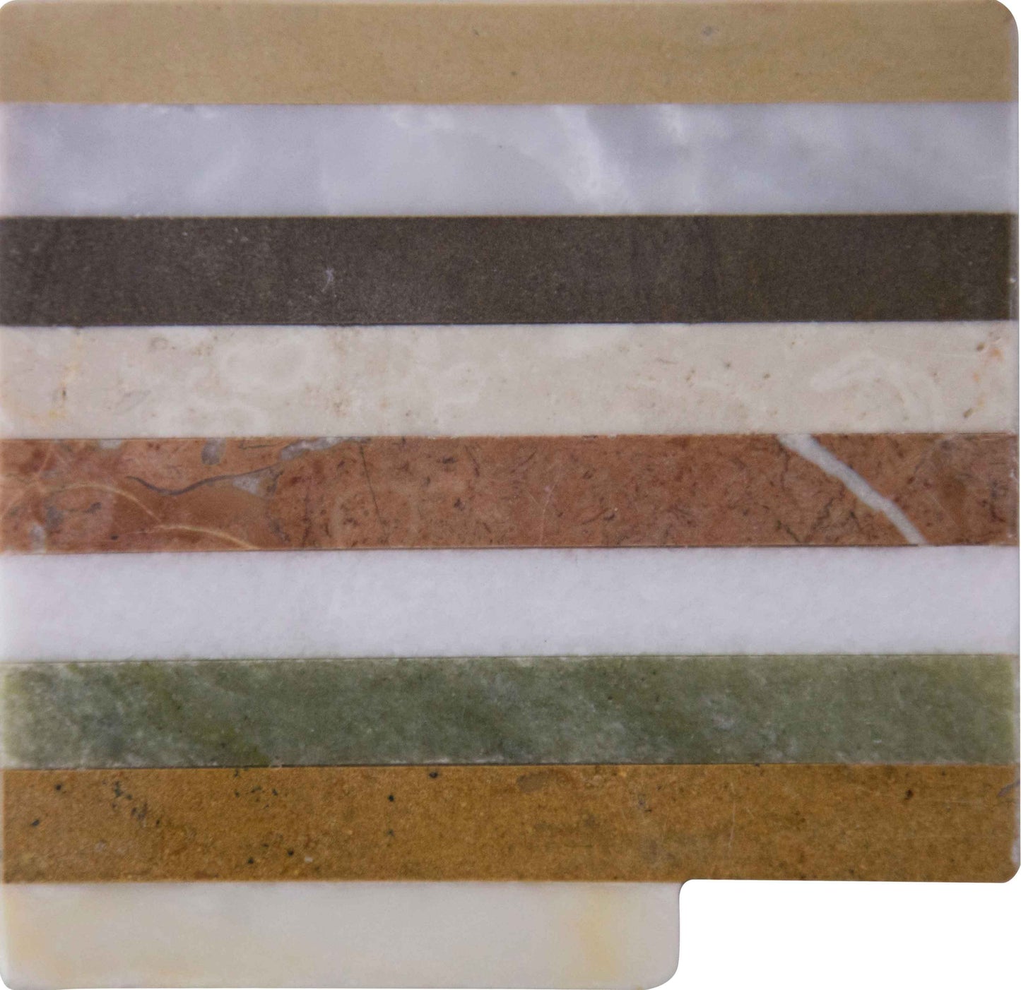 Earthy Tones Mosaic Coasters