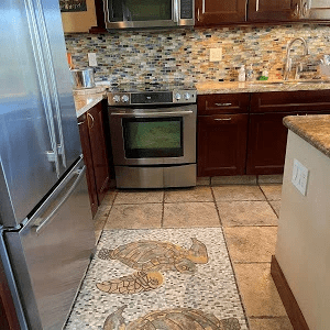 Sea Turtles - Mosaic Artwork