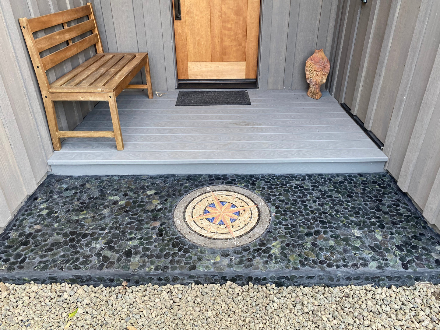 Mosaic Medallion - Patterned Circles Compass