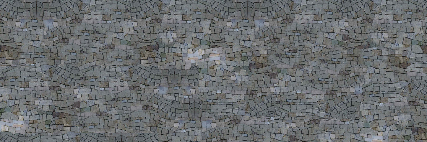 Fireplace Border - Bunnies Mosaic