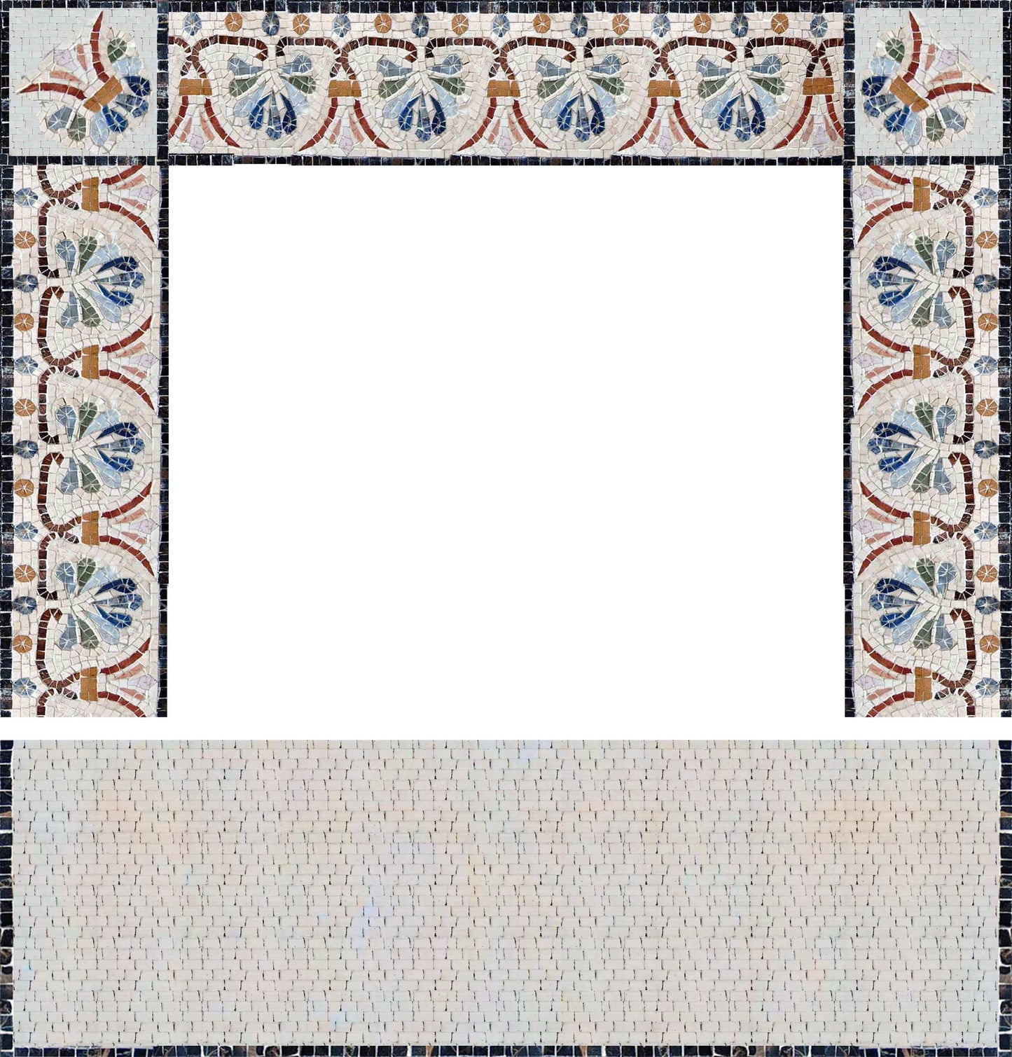 Fireplace Border Mosaic Art