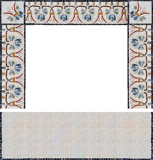 Fireplace Border Mosaic Art