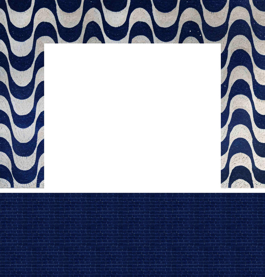 Geometric Stone Mosaic Art