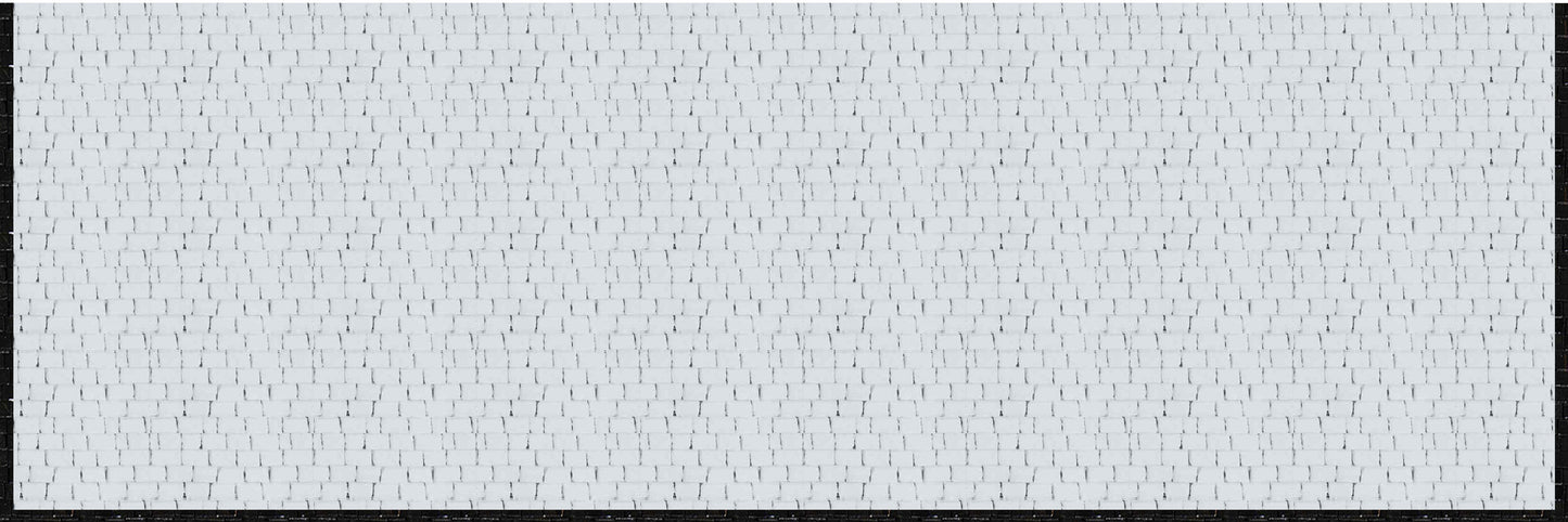 Zebra Pattern - Mosaic Fireplace