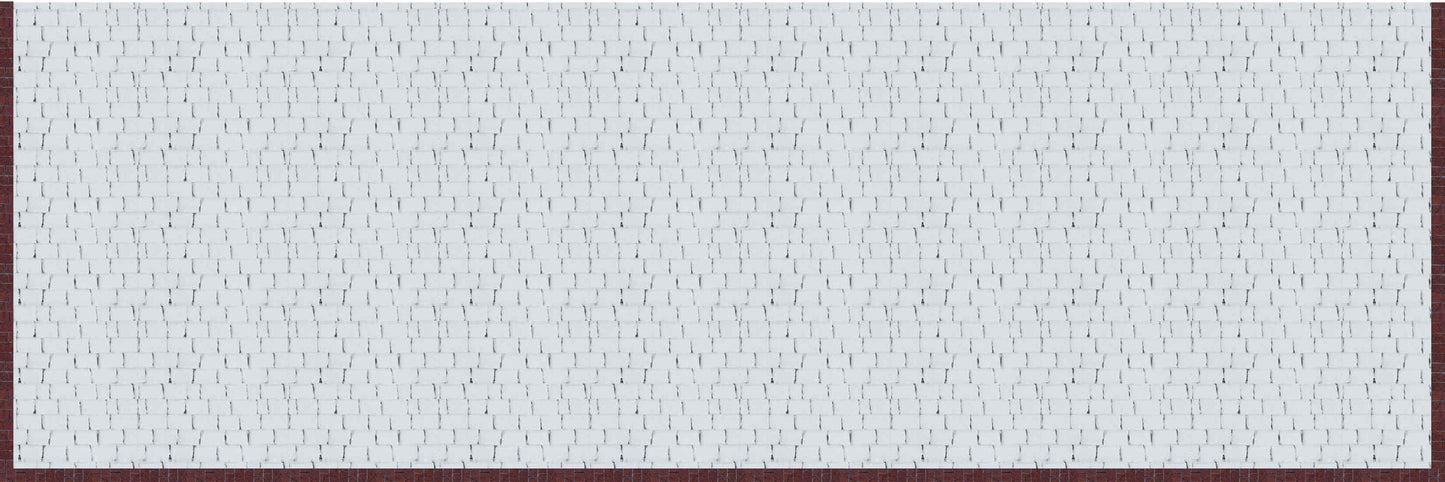 Mosaic Fireplace - Blooming Flowers