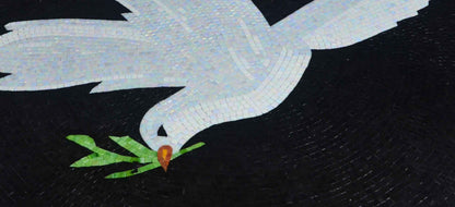 Mosaic Medallion - Peace Dove