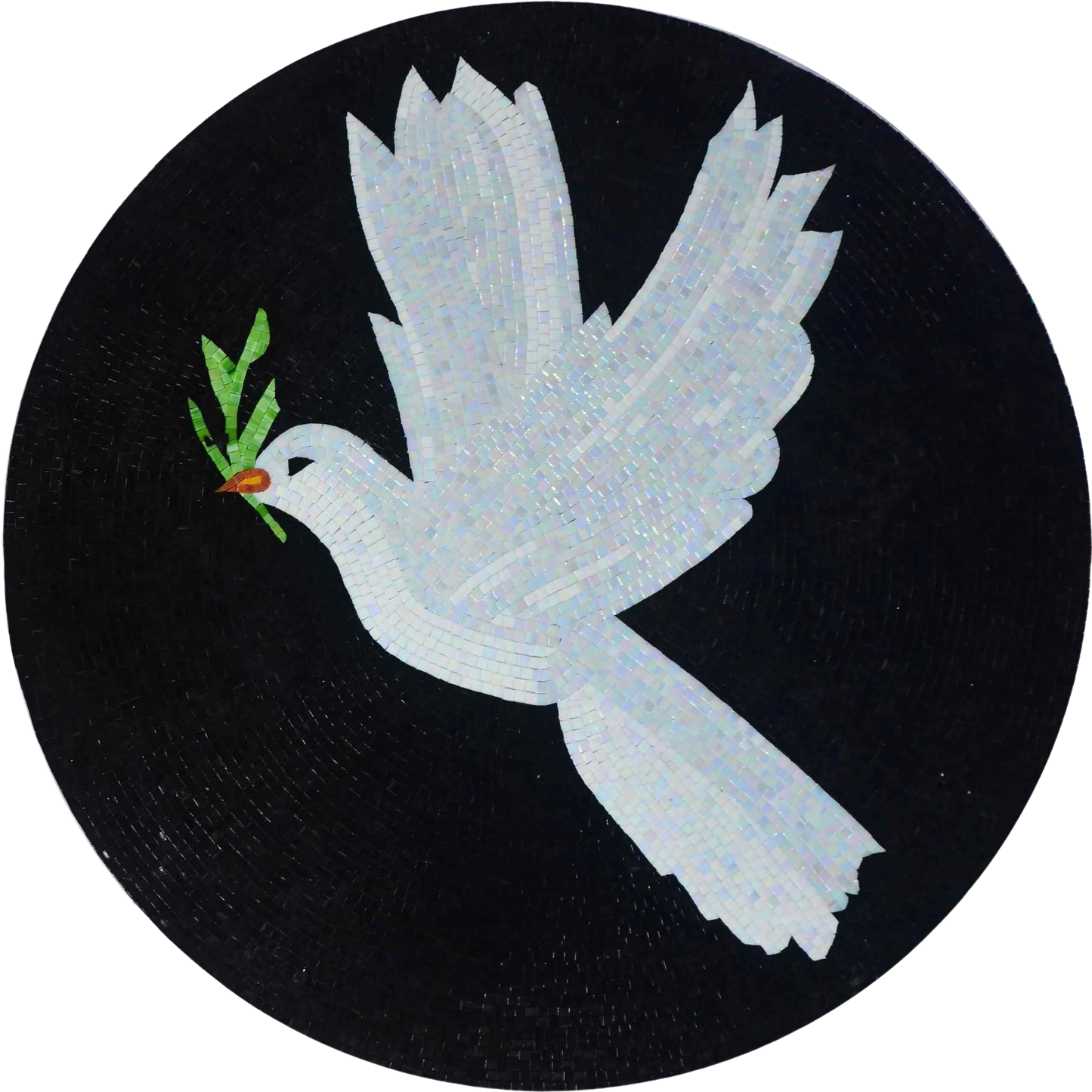 Mosaic Medallion - Peace Dove
