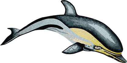 Glass Mosaic Art - The Dolphin