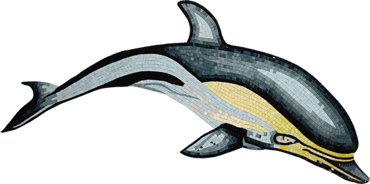 Glass Mosaic Art - The Dolphin