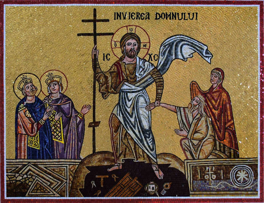 The Resurrection Mosaic Glass Art