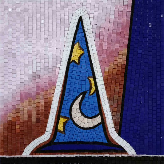 Glass Mosaic Art - Magic Hat