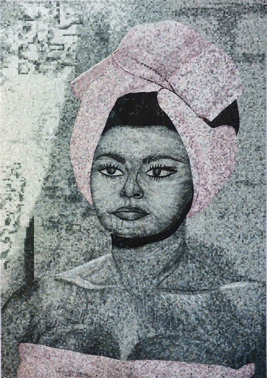 Woman Art - Mosaic Glass Design