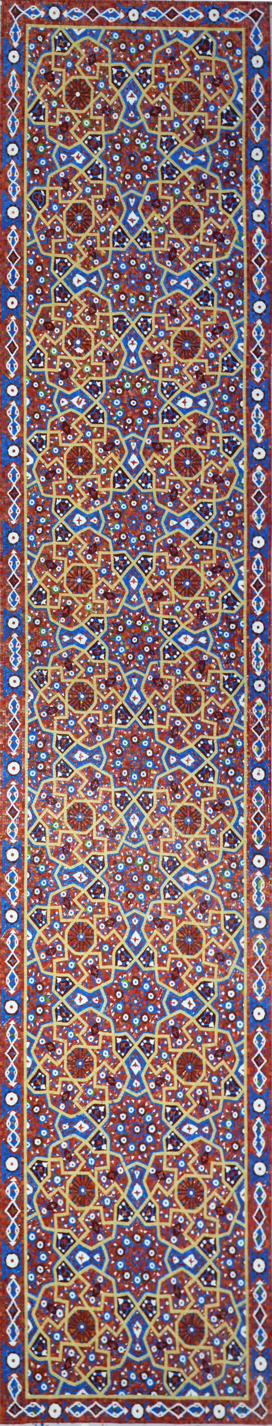 Glass Mosaic Art - Geometric Rug