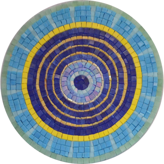 Mosaic Medallion - Illusion Pattern Mosaic