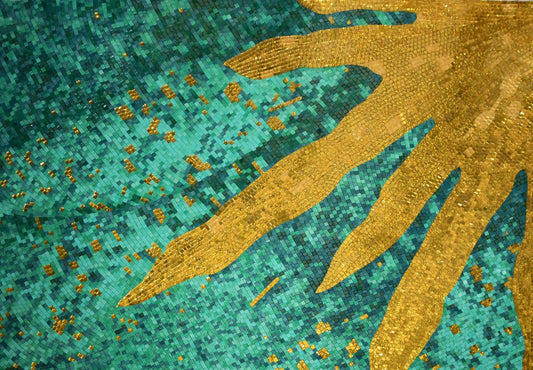 Glass Mosaic Art - Abstract Sun