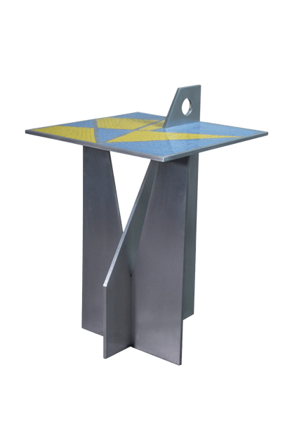 Kandinsky's Triangles - Geometric Mosaic Table