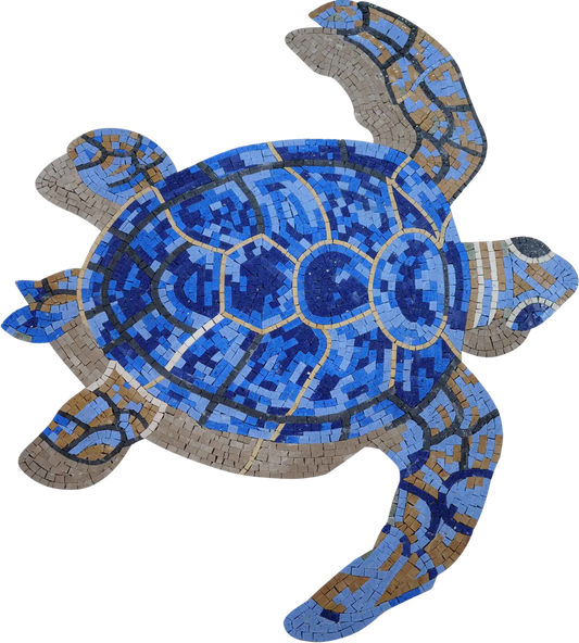 Sea Turtle Mosaic - Mosaic Designs