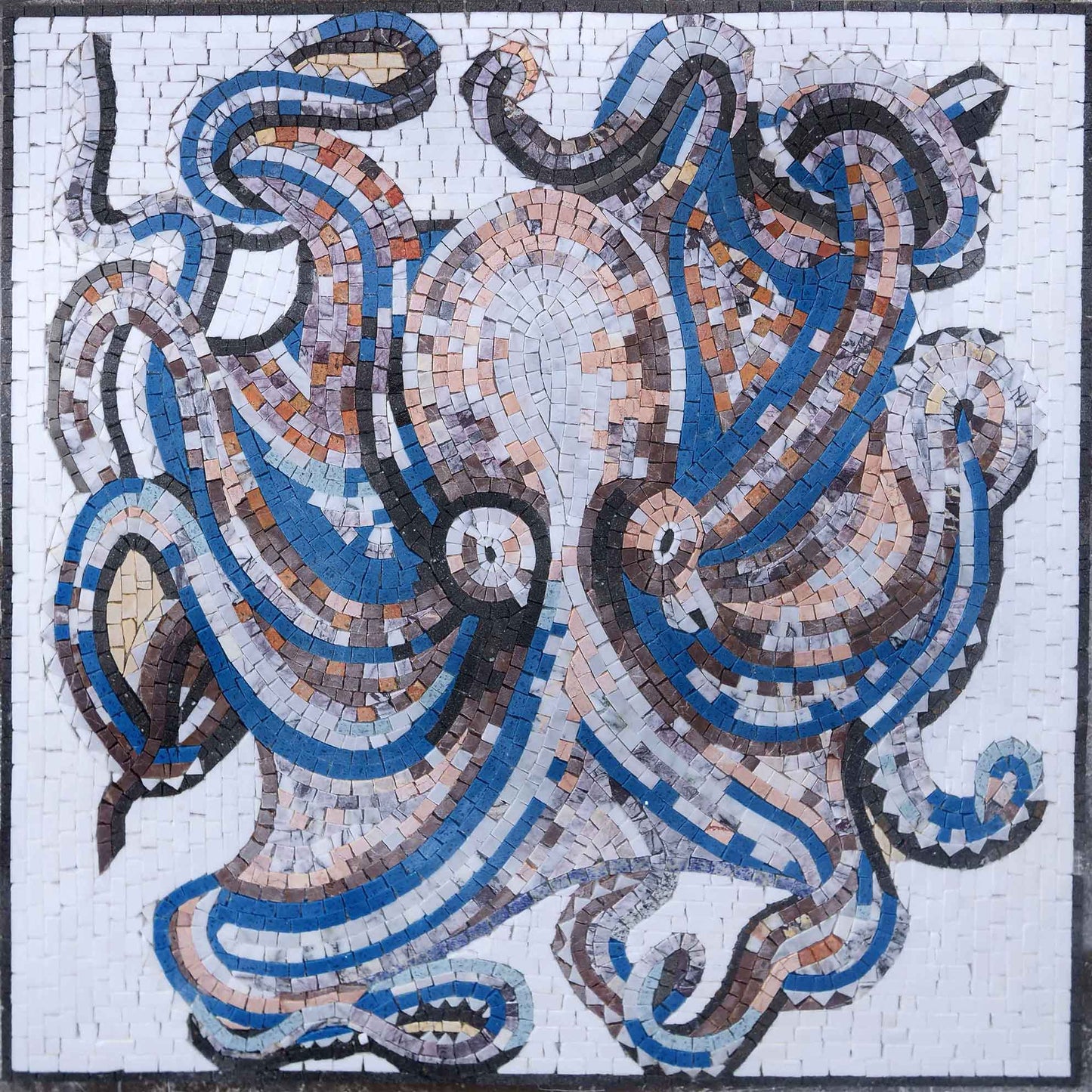 Colorful Octopus - Nautical Mosaic